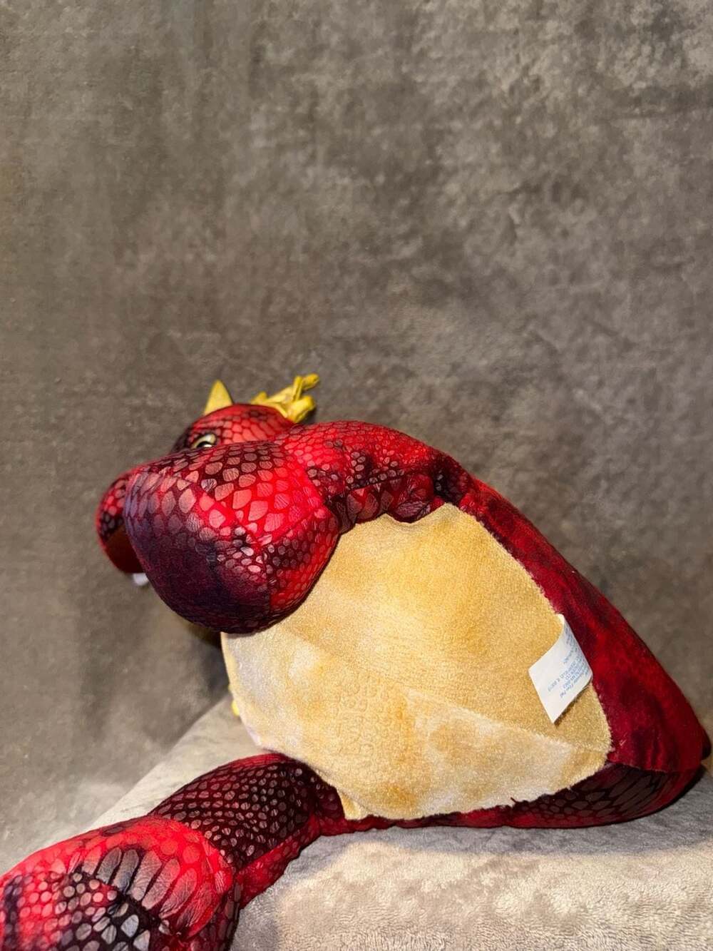 Hug Me Light-Up and Roaring Red Dragon Plush Stuffed Animal - Picture 6 of 11